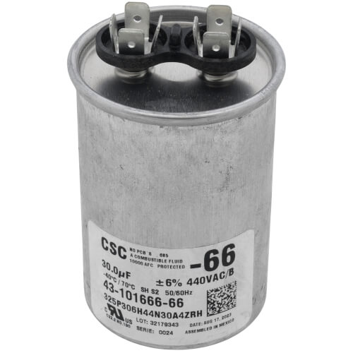Main product image of Capacitor - 30/440 Single Round, 43-101666-66