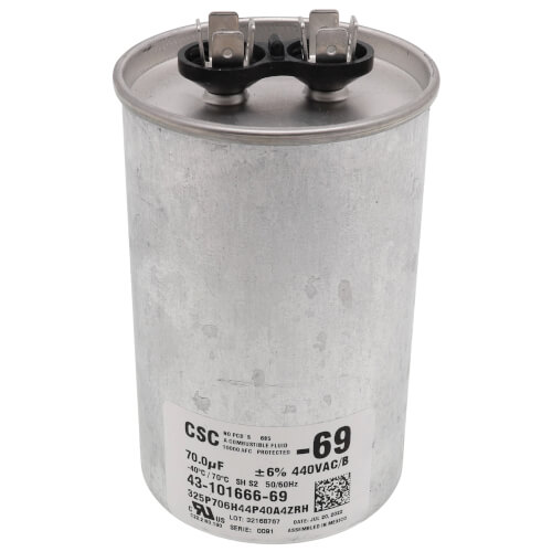 Main product image of Capacitor - 70/440 Single Round, 43-101666-69