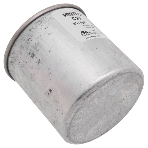 Main product image of 55/5 MFD Dual Round Run Capacitor (370V), 43-25133-08
