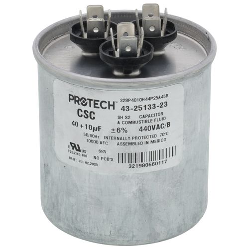 Main product image of Capacitor - 40/10/440 Dual Round, 43-25133-23