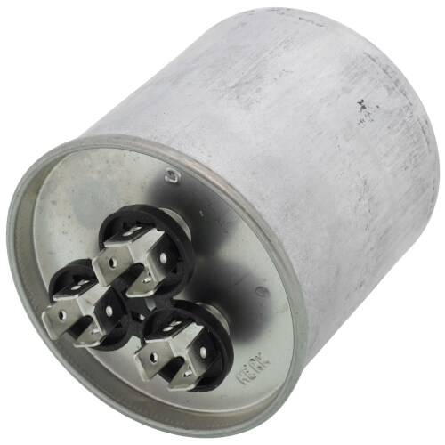 Main product image of 55/3 MFD Round Run Capacitor (370V), 43-25133-28