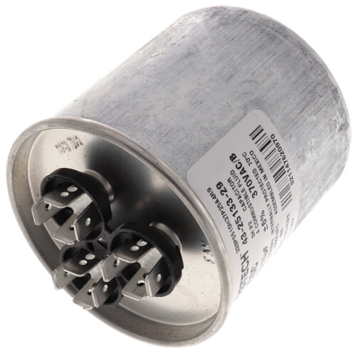 Main product image of 55/10 MFD Round Run Capacitor (370V), 43-25133-29