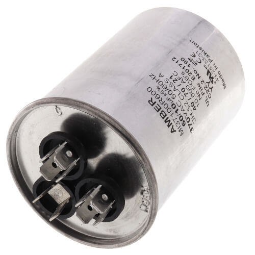 Main product image of 60/10 MFD Round Run Capacitor (370V), 43-25133-31