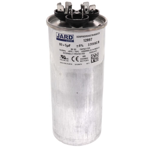 43-25133-08 -Cosaire OEM Round Replacement Dual Run Capacitor 55 + 5 UF