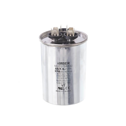 Main product image of Capacitor - 55/7.5/370 Dual Round, 43-25133-39