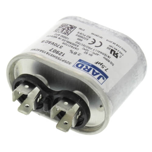 Main product image of 7.5 MFD Oval Run Capacitor (370V), 43-25134-03