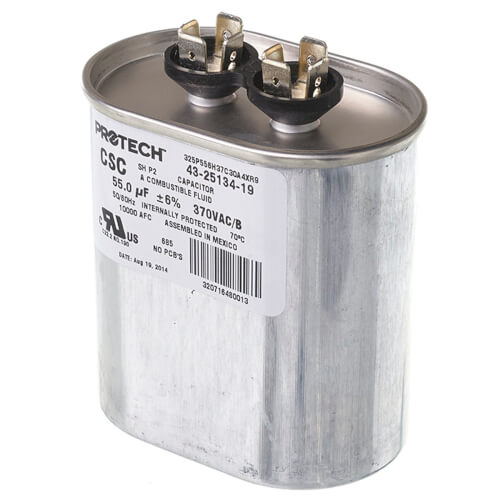 Main product image of Capacitor - 55/370 Single Oval, 43-25134-19