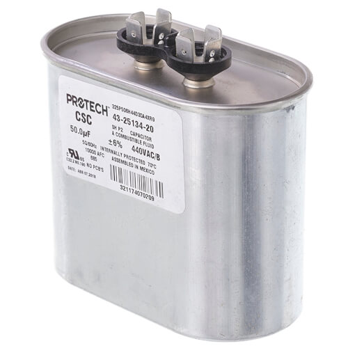 Main product image of Capacitor - 50/440 Single Oval, 43-25134-20