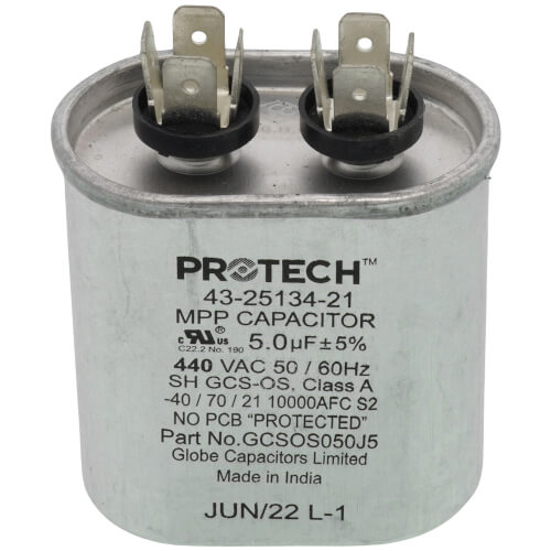 Main product image of Capacitor - 5/440 Single Oval, 43-25134-21
