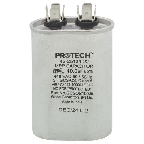 Main product image of 10 MFD Oval Run Capacitor (440V), 43-25134-22