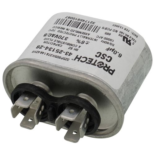 Main product image of Capacitor - 6/370 Single Oval, 43-25134-28