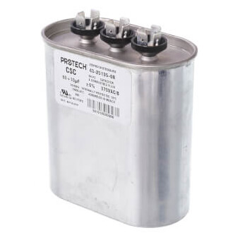 Main product image of Capacitor - 60/10/370 Dual Oval, 43-25135-08