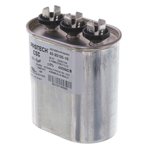 Main product image of Capacitor - 30/5/440 Dual Oval, 43-25135-10