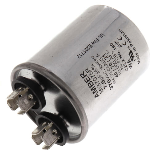 7.5 MFD Round Run Capacitor (370V), 43-25136-05