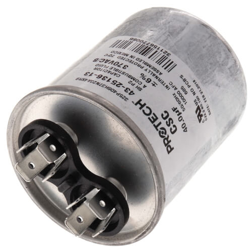 Main product image of 40 MFD Round Run Capacitor (370V), 43-25136-13