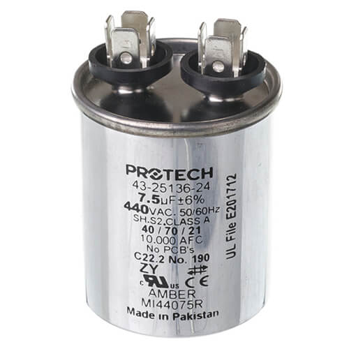Main product image of Capacitor - 7.5/440 Single Round, 43-25136-24