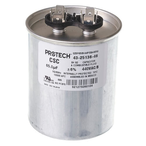 Main product image of Capacitor - 65/440 Single Round, 43-25136-46