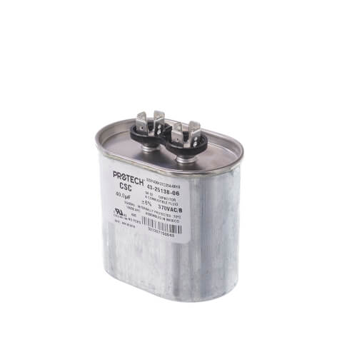 Main product image of Capacitor - 40/370 Single Oval, 43-25138-06