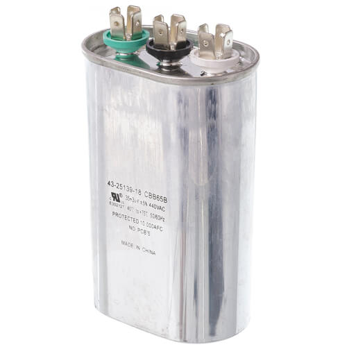 Main product image of Capacitor - 35/3/440 Dual Oval, 43-25139-18