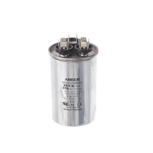Main product image of Capacitor - 25/7.5/370 Dual Round, 43-25141-02