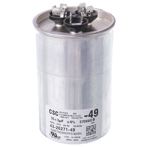 Main product image of Capacitor - 70/3/370 Dual Round, 43-26271-49