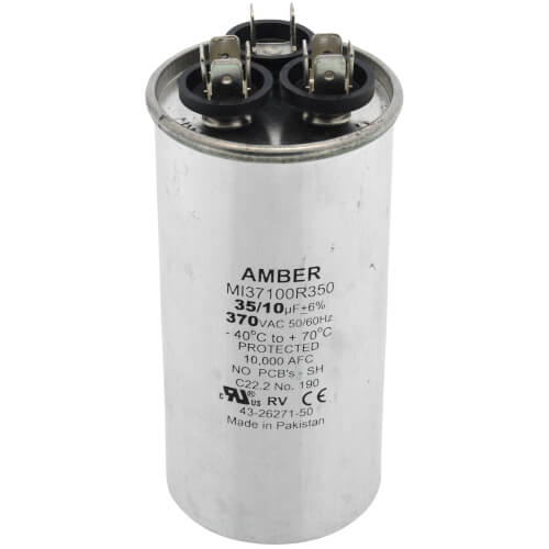 Main product image of Capacitor - 35/10/370 Dual Round, 43-26271-50