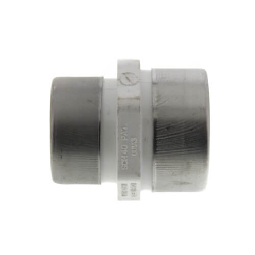 Main product image of 3/4" x 1/2" PVC Sch. Spec. Reinforced 40 Coupling (FIPT)