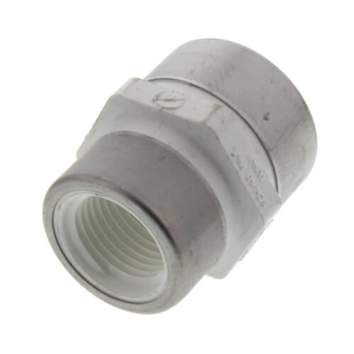 Main product image of 3/4" x 1/2" PVC Sch. Spec. Reinforced 40 Coupling (FIPT)