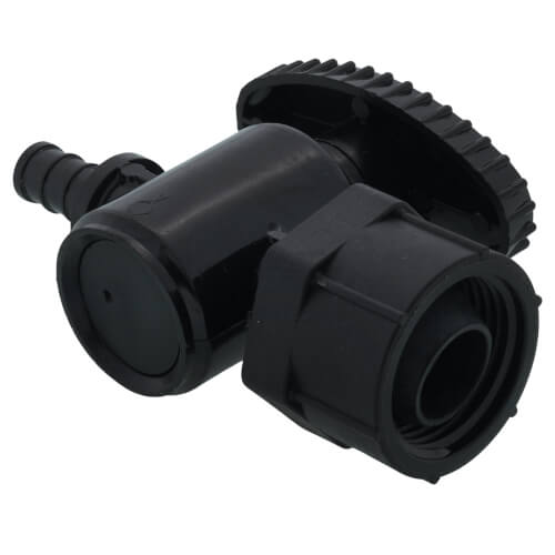 Main product image of 3/8" PureFlow PolyAlloy PEX Crimp x 1/2" Closet Stop Valve (Plastic Nut)