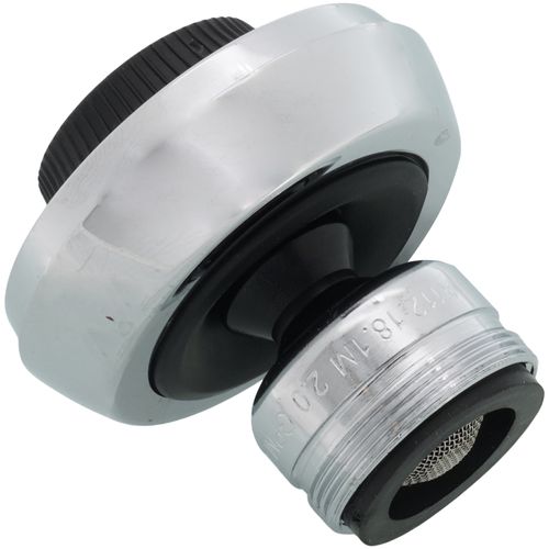 Main product image of 15/16" Male x 55/64" Female Chrome Plated Swivel/Spray Faucet Aerator (Lead Free), 4301004
