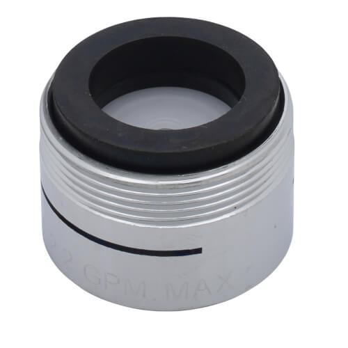 Main product image of Economy Slotted Chrome Plated Male x Female Faucet Aerator, 2.2 GPM (Lead Free), 4305204