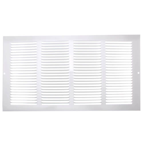 Main product image of 16" x 8" (Wall Opening Size) White Return Air Grille (650 Series)