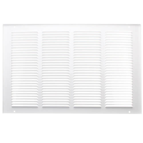 Hart & Cooley 650 Series 16x8 Inch White Wall Return Air Grille - Fits 16W X 8H Opening