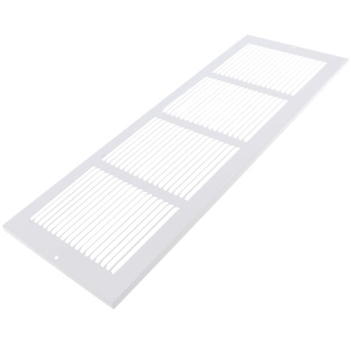 Main product image of 20" x 6" (Wall Opening Size) White Return Air Grille (650 Series)
