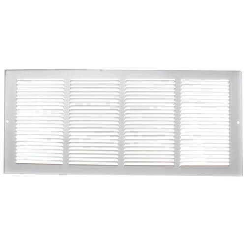 Main product image of 20" x 8" (Wall Opening Size) White Return Air Grille (650 Series)