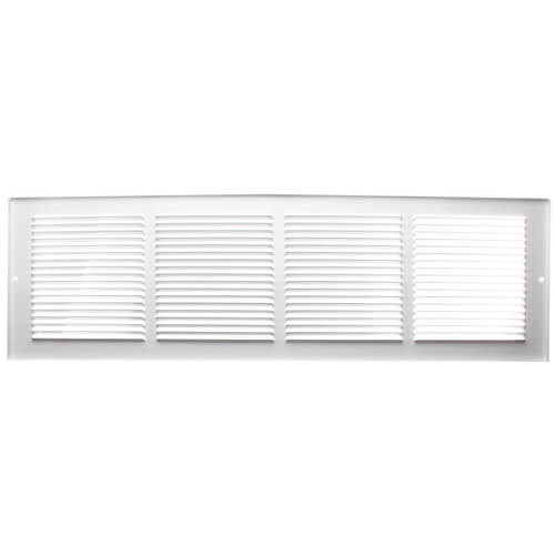 Main product image of 24" x 6" (Wall Opening Size) White Return Air Grille (650 Series)