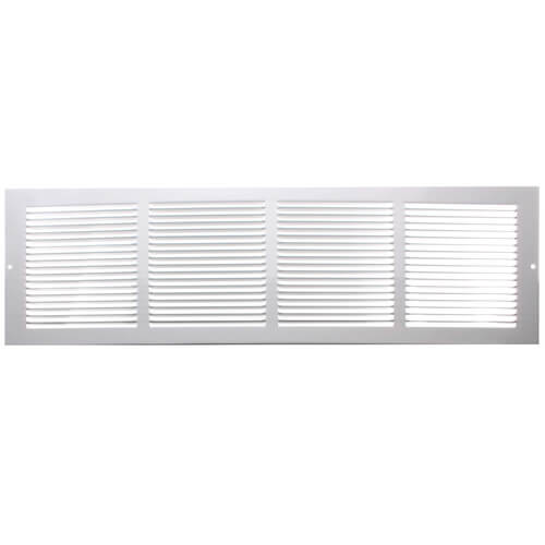 Main product image of 24" x 6" (Wall Opening Size) White Return Air Grille (650 Series)