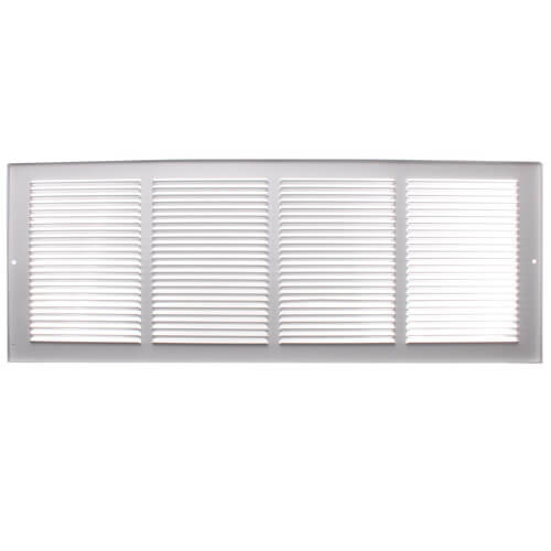 Main product image of 24" x 8" (Wall Opening Size) White Return Air Grille (650 Series)