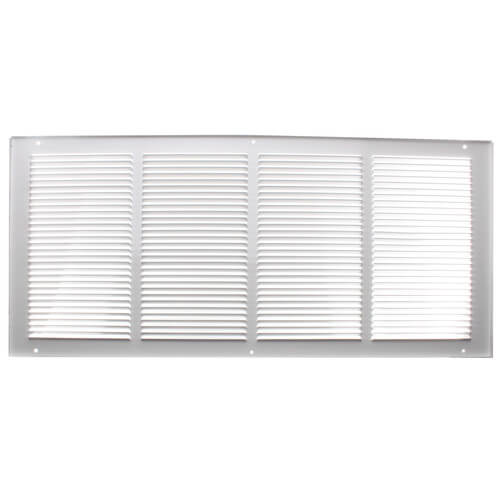 Main product image of 24" x 10" (Wall Opening Size) White Return Air Grille (650 Series)