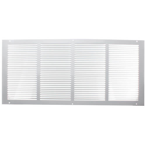 Main product image of 24" x 10" (Wall Opening Size) White Return Air Grille (650 Series)
