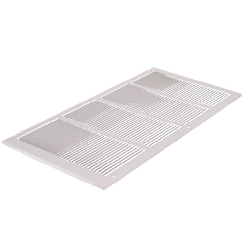 Main product image of 24" x 12" (Wall Opening Size) White Return Air Grille (650 Series)
