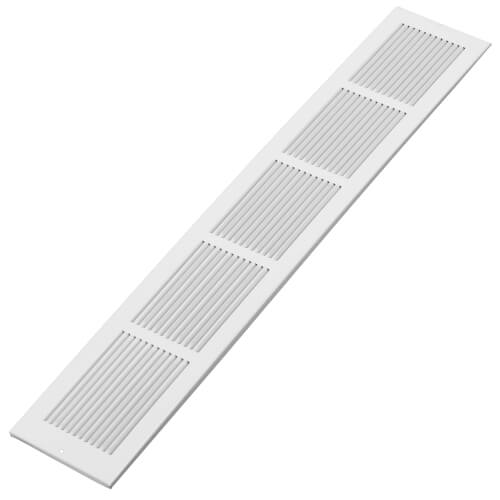 Main product image of 30" x 4" (Wall Opening Size) White Return Air Grille (650 Series)