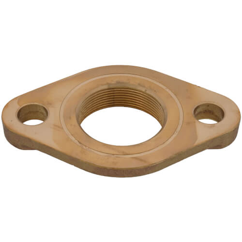 Main product image of 2" Double Bronze Oval Meter Flange Kit (Lead Free)