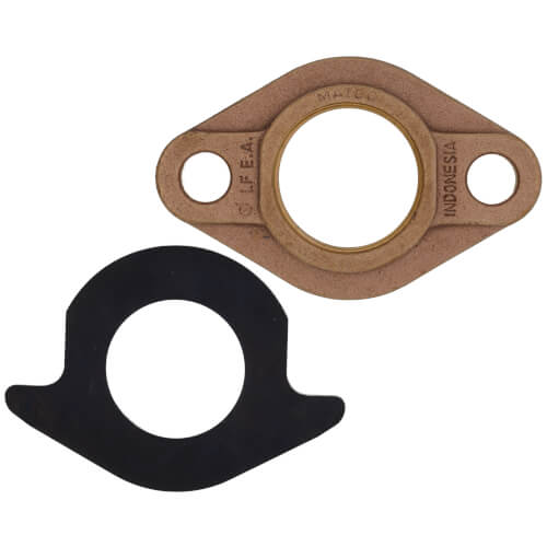Main product image of 2" Double Bronze Oval Meter Flange Kit (Lead Free)