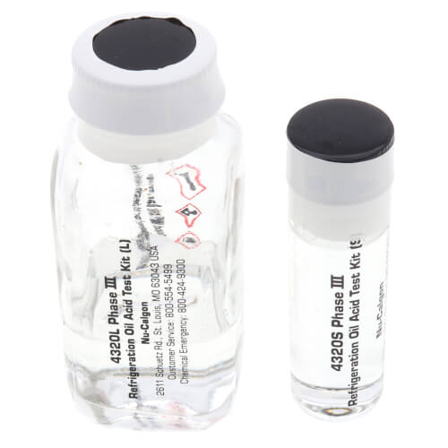 4320W8 NuCalgon 4320W8 Phase III Refrigeration Oil Acid Test Kit