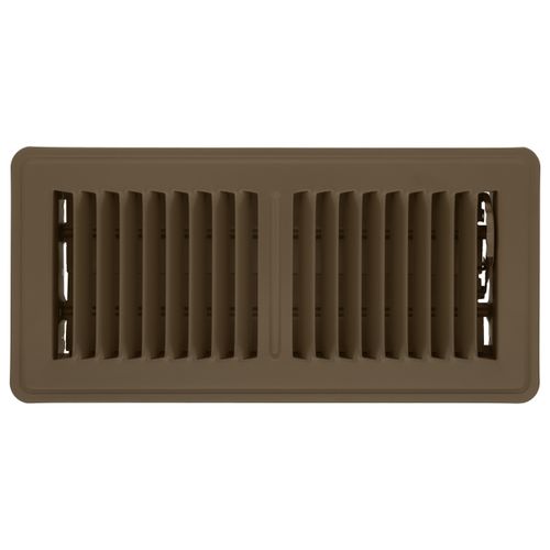 Main product image of 4" x 10" Heavy Duty Floor Register (Brown)