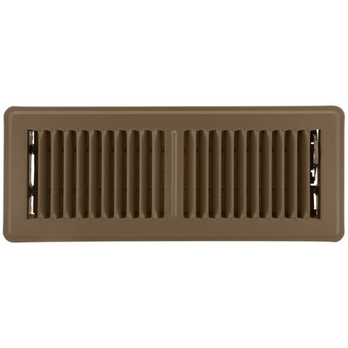 Main product image of 4" x 12" Heavy Duty Floor Register (Brown)