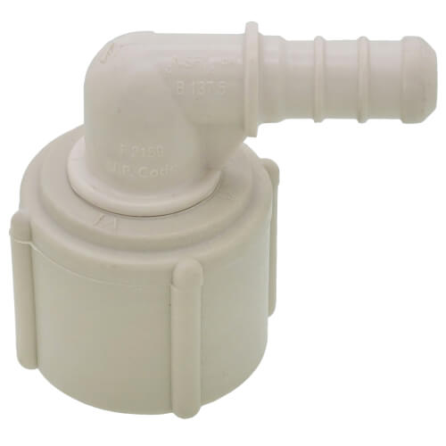 Main product image of 3/8" PEX Crimp x 1/2" Lav PureFlow Elbow (Plastic Nut)