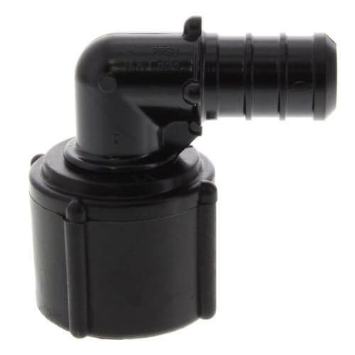 Main product image of 1/2" PEX Crimp x 1/2" Lav PureFlow Elbow (Plastic Nut)