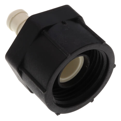 Main product image of 3/8" PEX Crimp x 1/2" PureFlow PolyAlloy Closet Adapter (Plastic Nut)